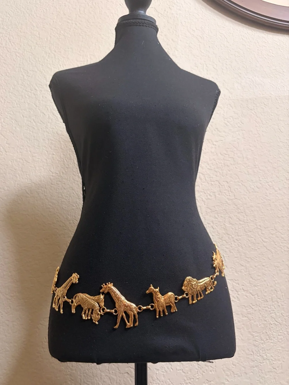 🦒Gold Animal Link Belt🐄🦬🐃🐐🦒